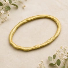 2pz Ciondolo Zama Anelle centrale colore Oro 39x25 mm Gioie d'Oriente