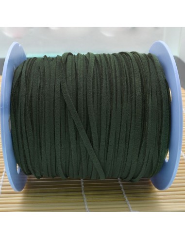 Filo in alcantara qualità superiore per bigiotteria alto 3 mm 1 mt