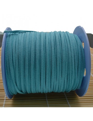 Filo in alcantara qualità superiore per bigiotteria alto 3 mm 1 mt
