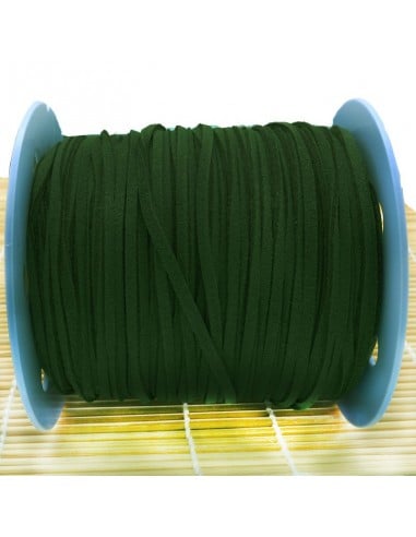Filo in alcantara qualità superiore per bigiotteria alto 3 mm 1 mt