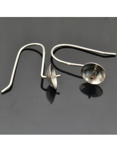 Monachelle con piatto e perno 21x8 mm 3 coppia in argento 925%