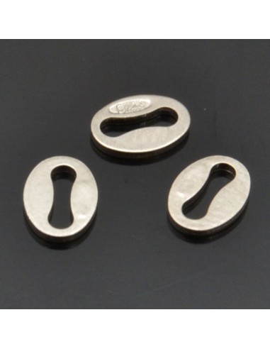 Medaglietta finale certifica argento 5x4 mm 23pz in argento 925%