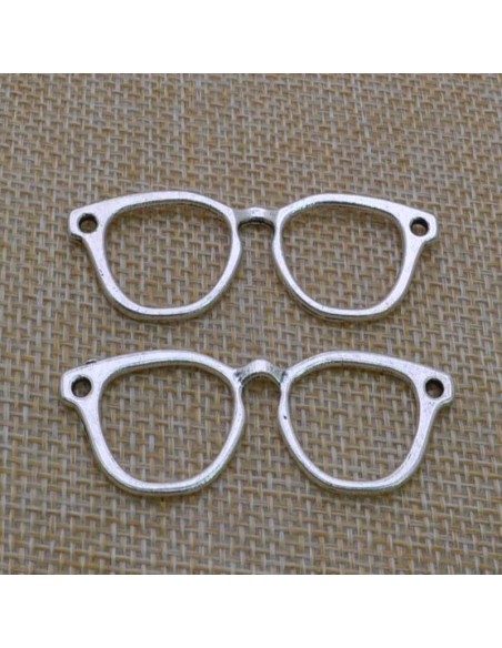 Connettore occhiali in lega di metallo variante argento 18.5x55 mm Gioie d'Oriente