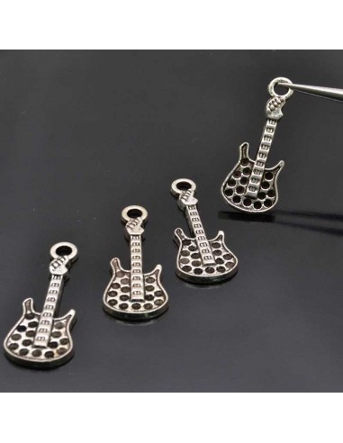 Ciondoli di chittara eletrica 12x31 mm per bigiotteria 4pz