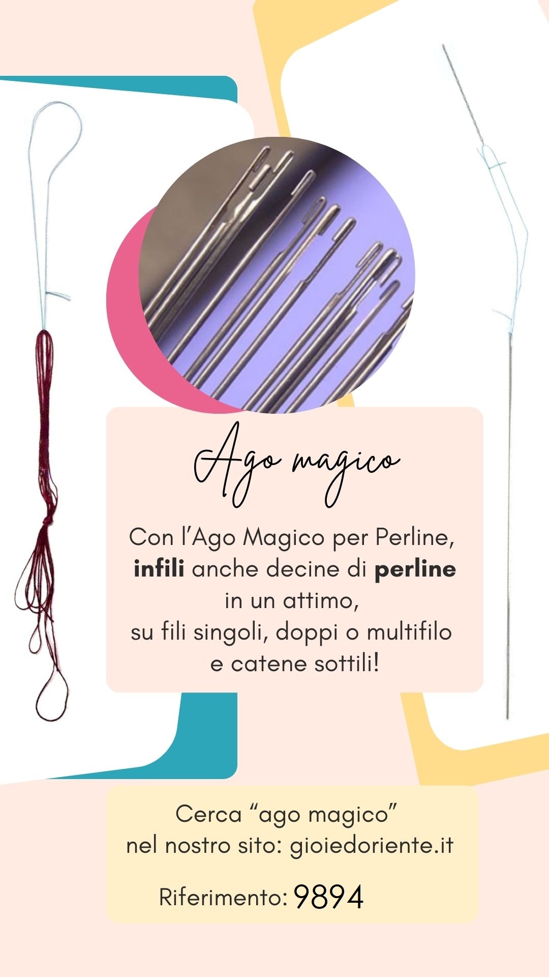 Passaggi bijoux tecnica nodo
